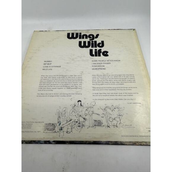 Paul McCartney And Wings – Wild Life 1971 Vinyl Album Record - Picture 3 of 5